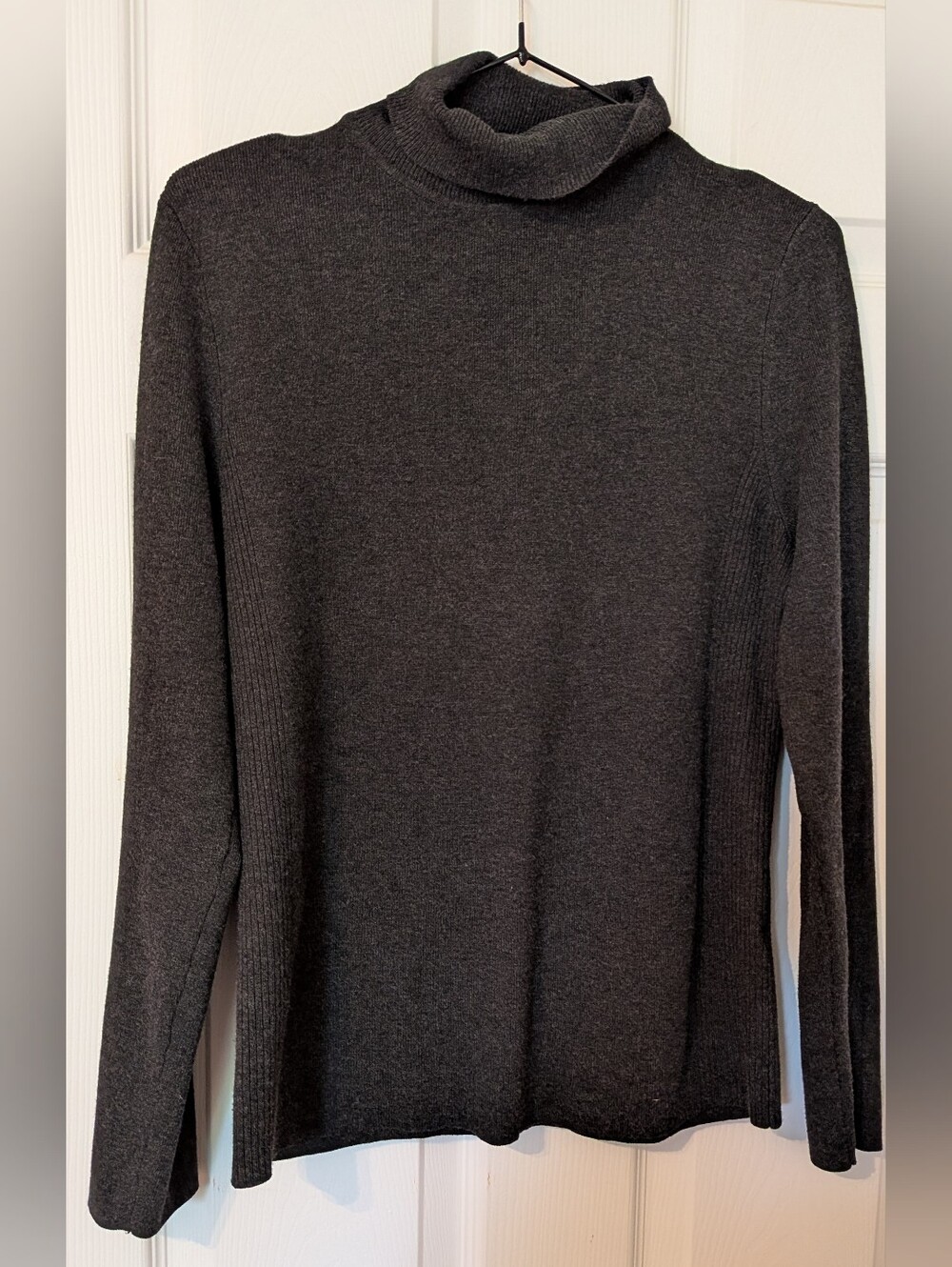 Chico's Charcoal Gray Turtleneck Sweater
